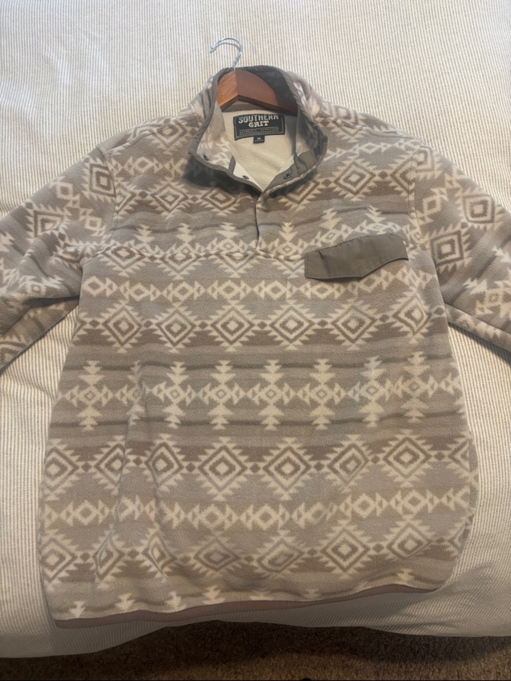 1990’s Retro Southern Grit Aztec Pullover - LIKE NEW